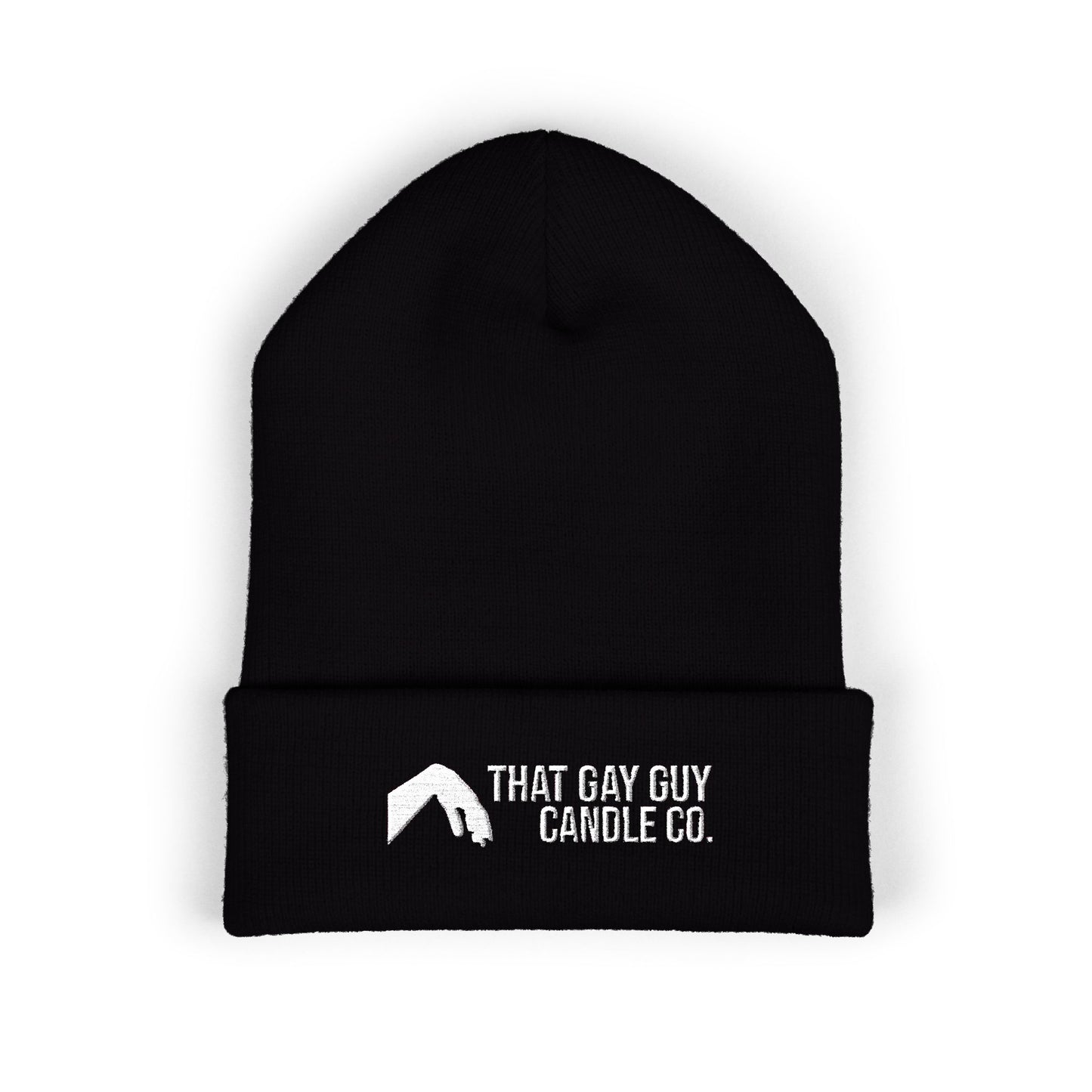 EMBROIDERED LOGO CUFFED BEANIE