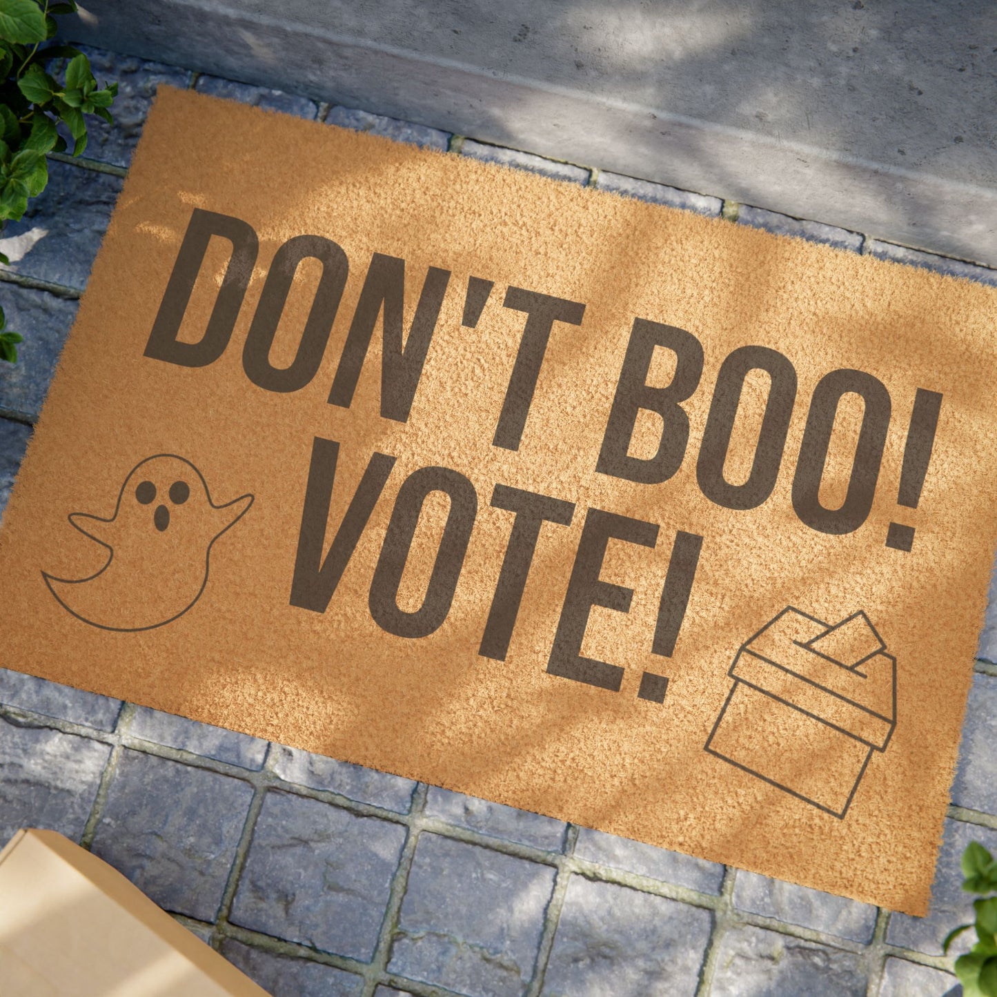 DON'T BOO VOTE DOORMAT