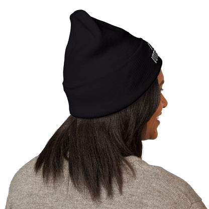 I DIDN'T VOTE FOR HIM EMBROIDERED CUFFED BEANIE