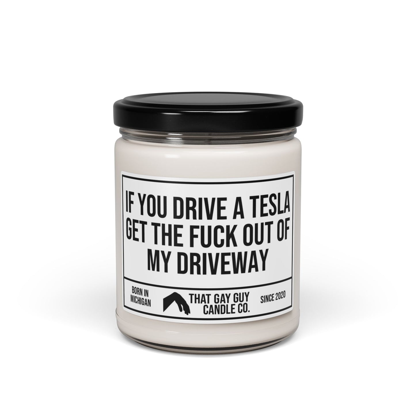 IF YOU DRIVE A TESLA GET THE FUCK OUT OF MY DRIVEWAY