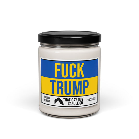 FUCK TRUMP UKRAINIAN FLAG (BENEFITS UNITED24)