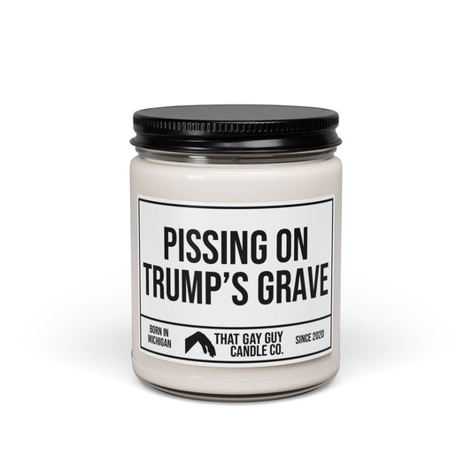 PISSING ON TRUMP'S GRAVE