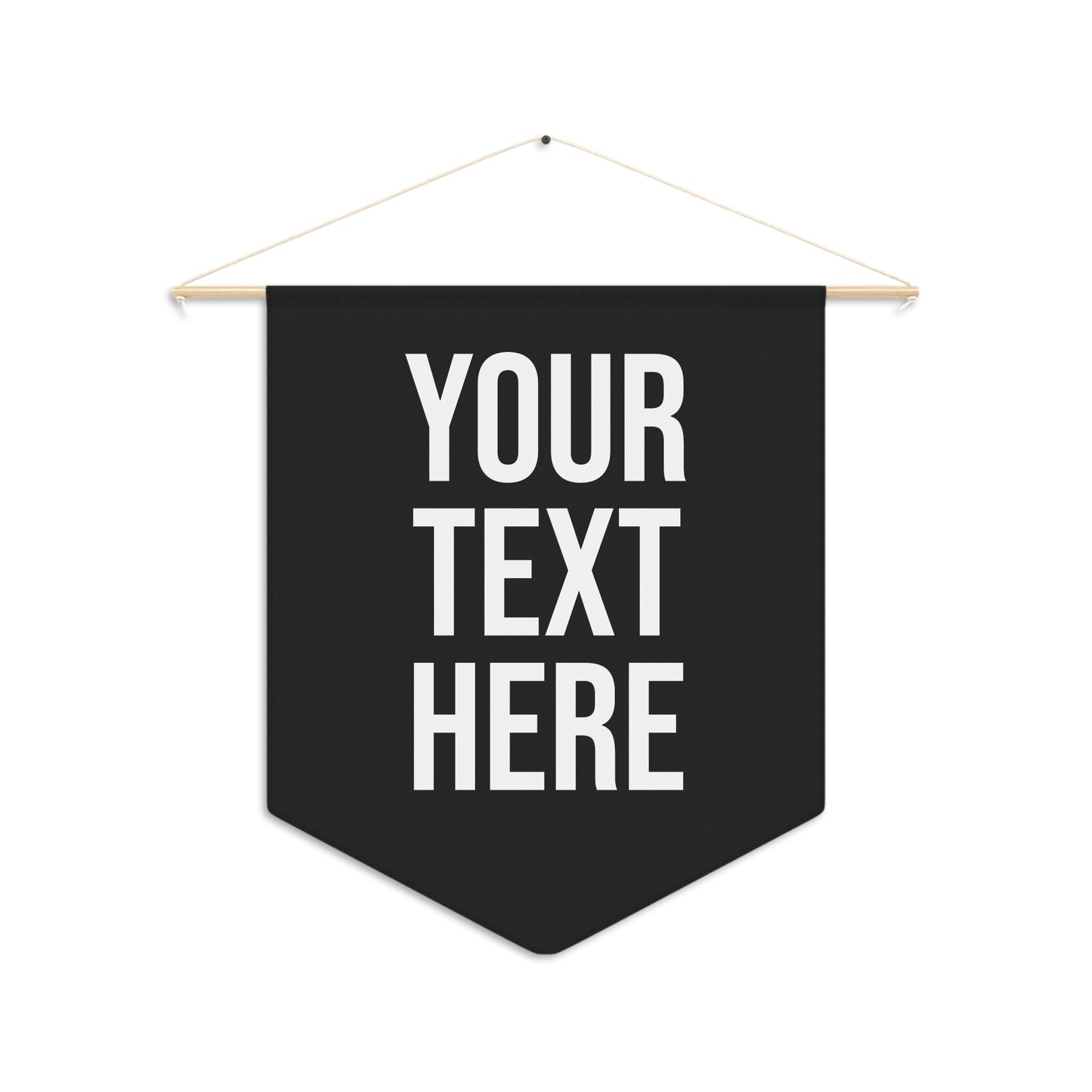 PERSONALIZED TEXT PENNANT BANNER