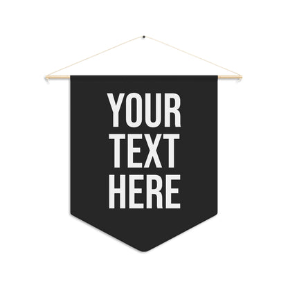 PERSONALIZED TEXT PENNANT BANNER