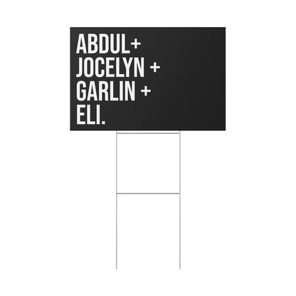MICHIGAN TICKET 2026 YARD SIGN