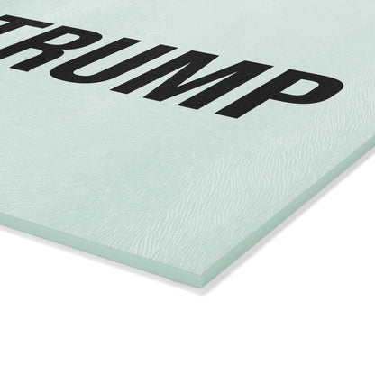 FUCK TRUMP GLASS CUTTING BOARD