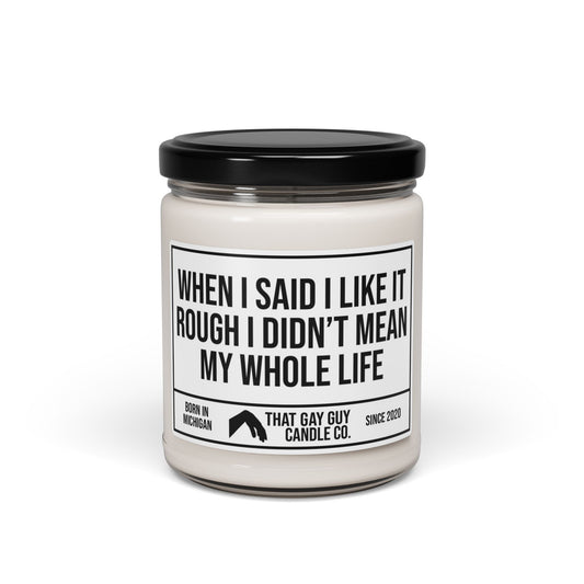 WHEN I SAID I LIKE IT ROUGH I DIDN'T MEAN MY WHOLE LIFE