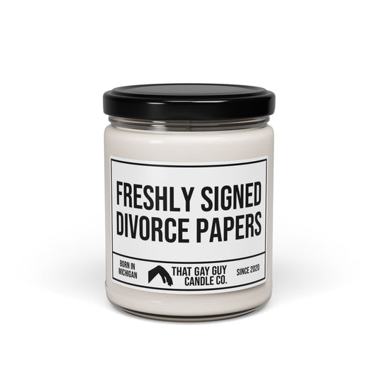 FRESHLY SIGNED DIVORCE PAPERS
