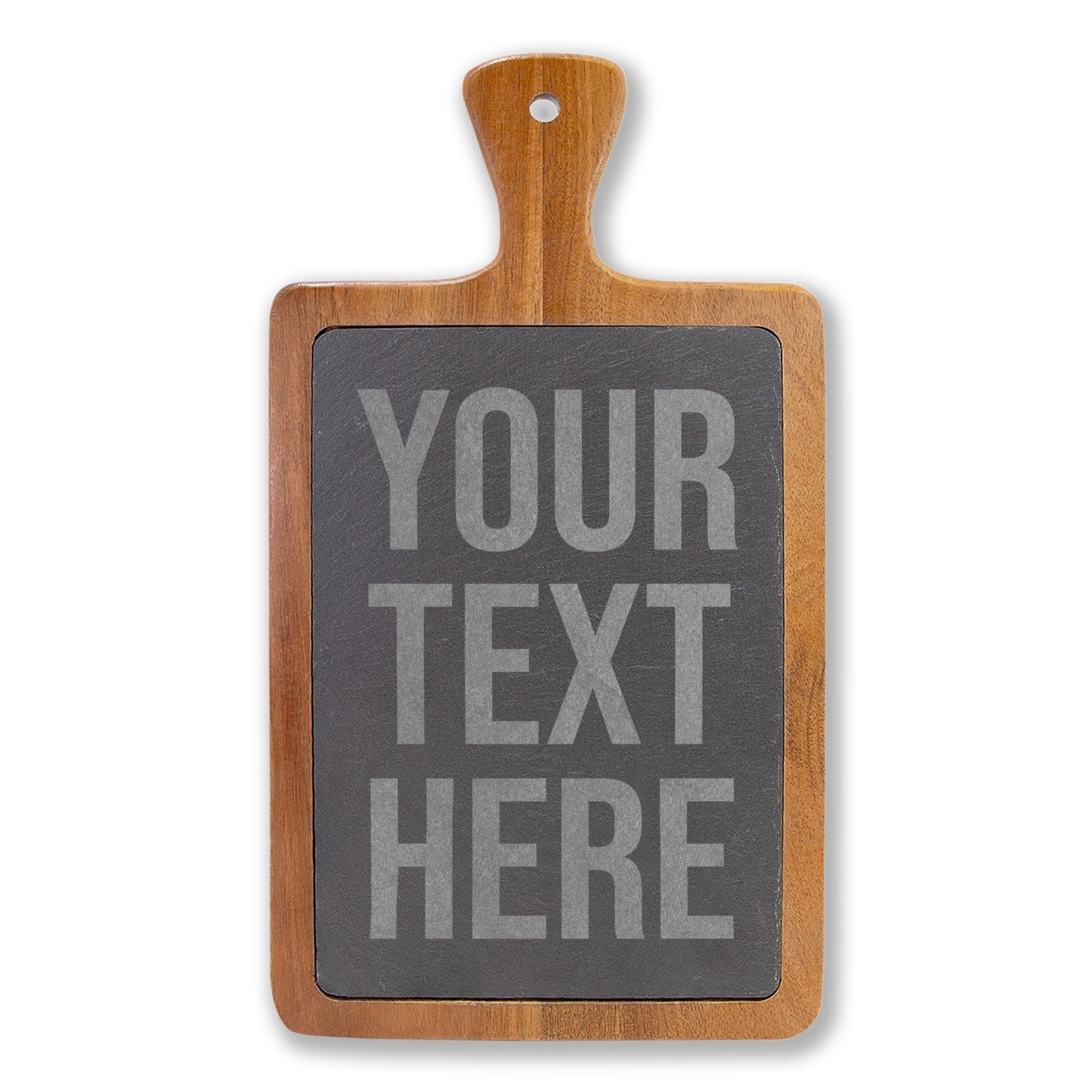 PERSONALIZED TEXT ENGRAVED CHARCUTERIE BOARD