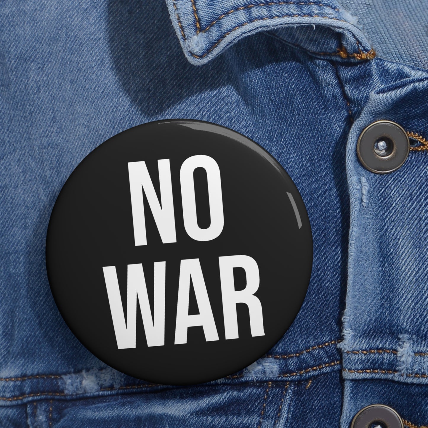 NO WAR BUTTON