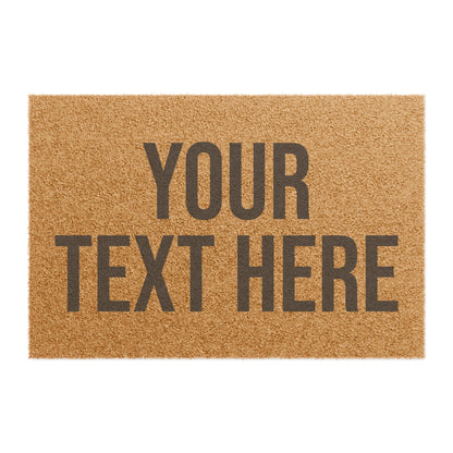PERSONALIZED TEXT DOORMAT