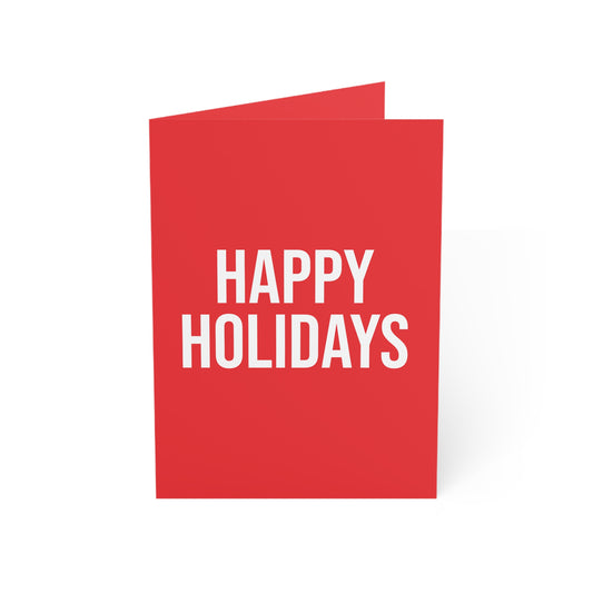 HAPPY HOLIDAYS AND FUCK TRUMP GREETING CARD