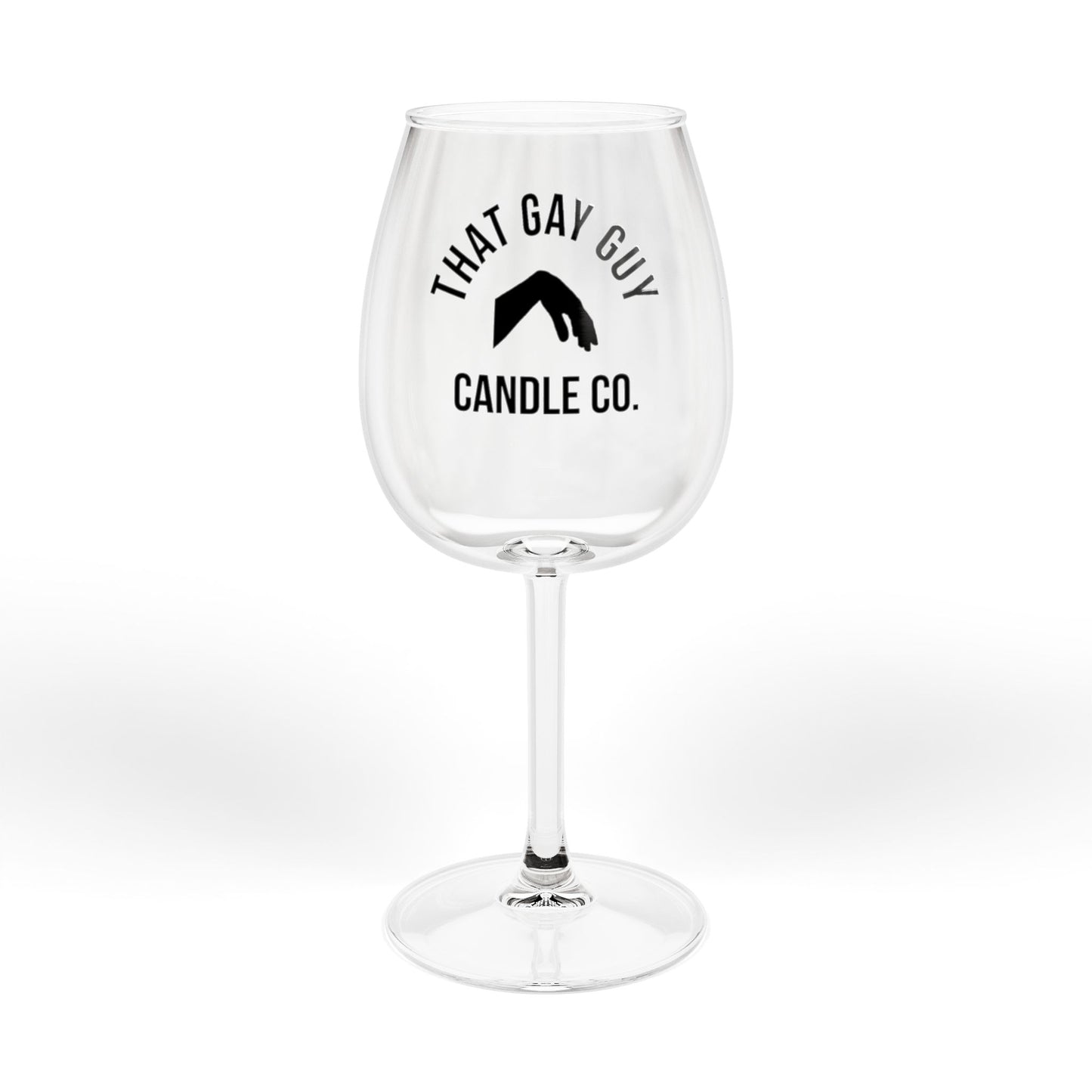 LOGO WINE GLASS