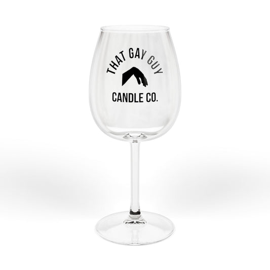 LOGO WINE GLASS