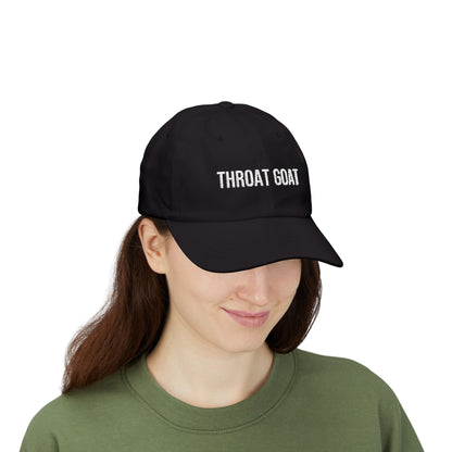 THROAT GOAT EMBROIDERED CAP