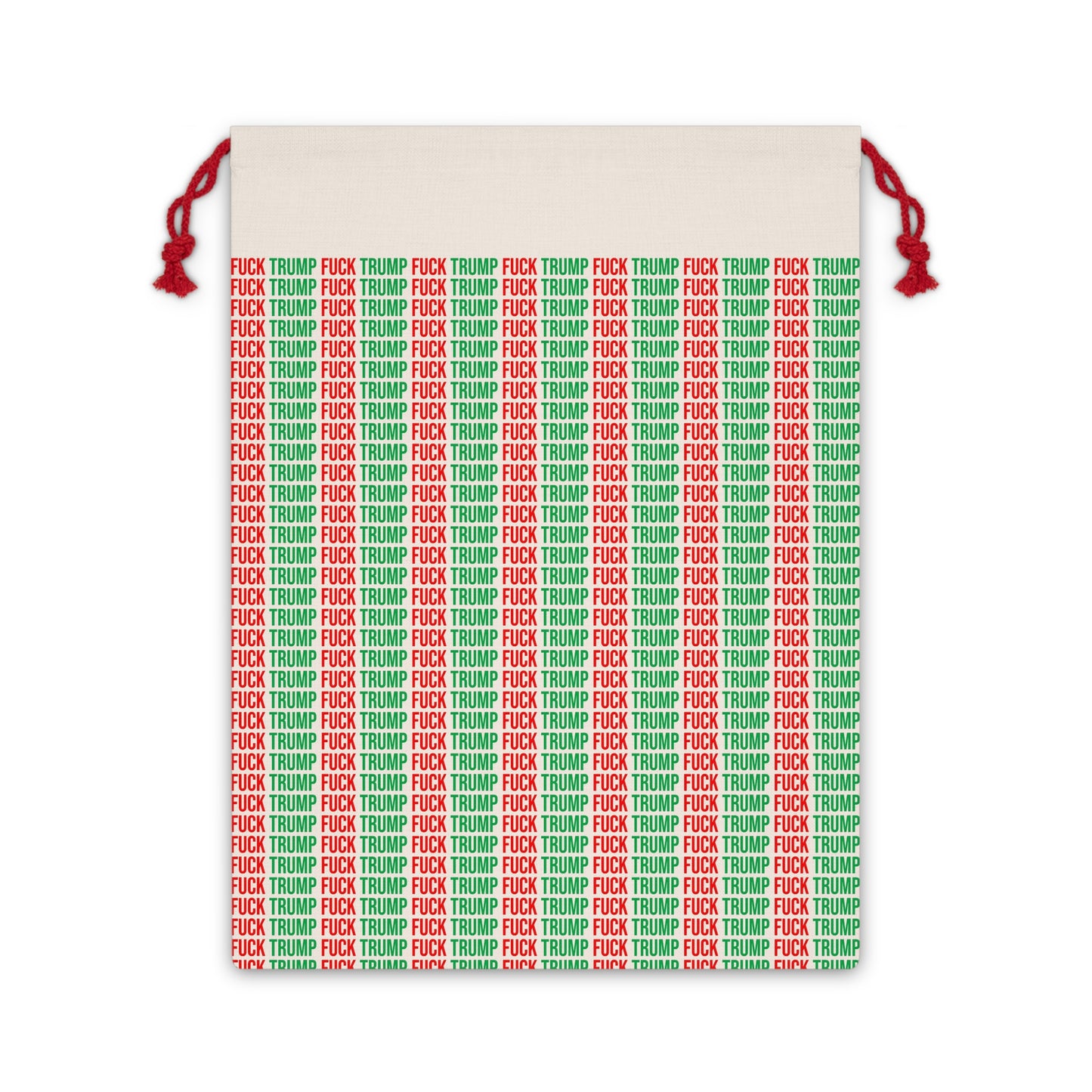 FUCK TRUMP GIFT BAG RED AND GREEN
