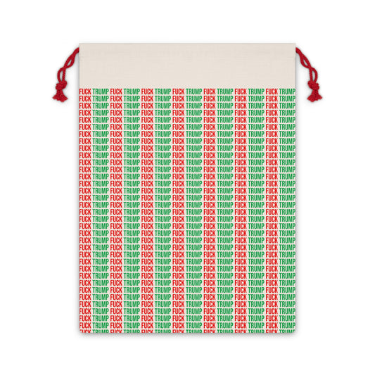 FUCK TRUMP GIFT BAG RED AND GREEN