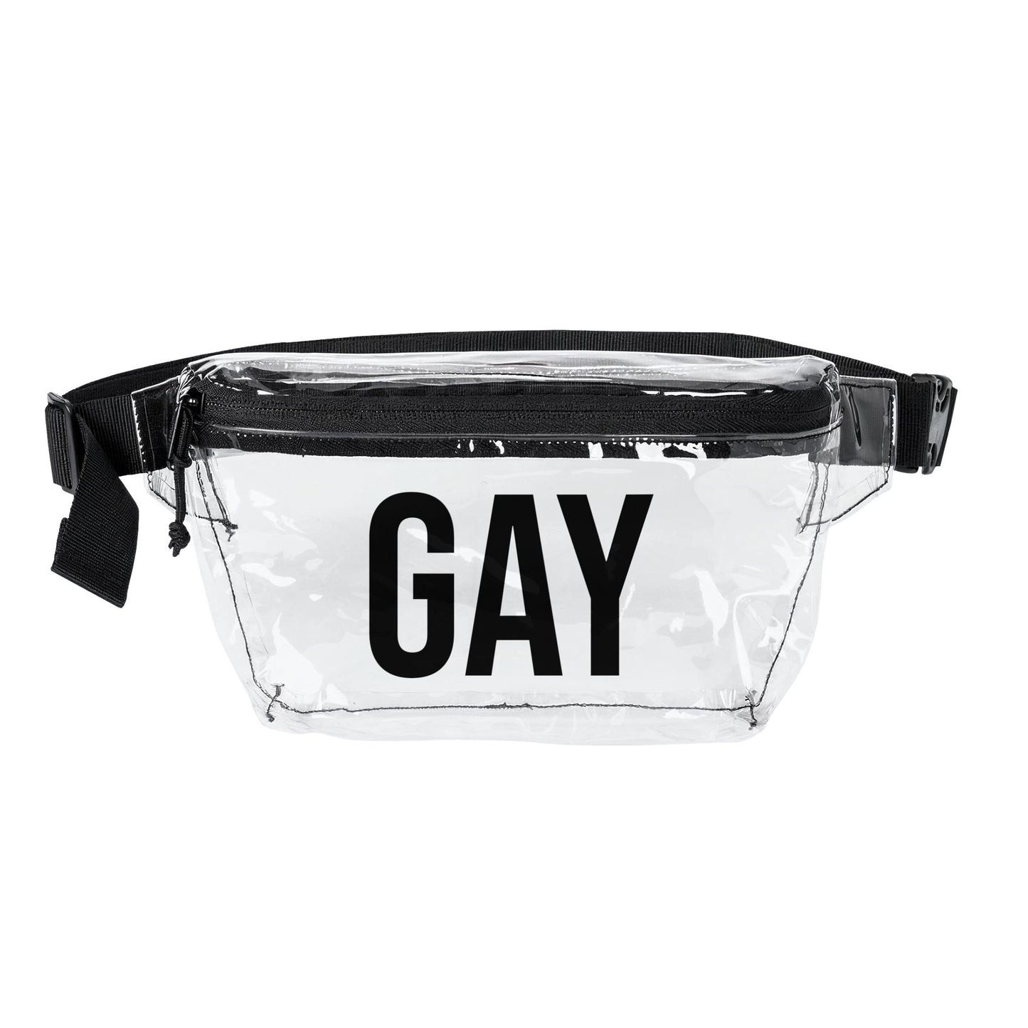 GAY TRANSPARENT FANNY PACK