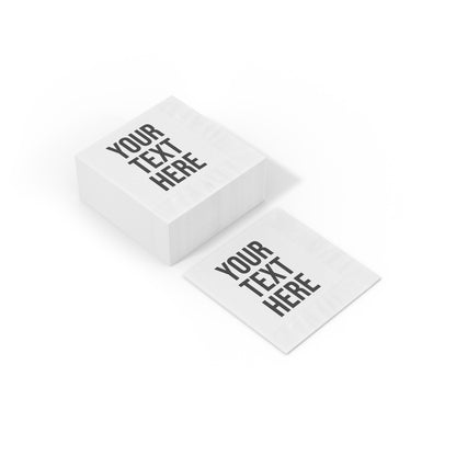 PERSONALIZED TEXT NAPKINS