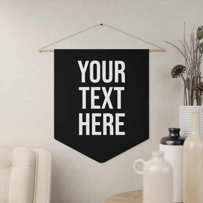 PERSONALIZED TEXT PENNANT BANNER