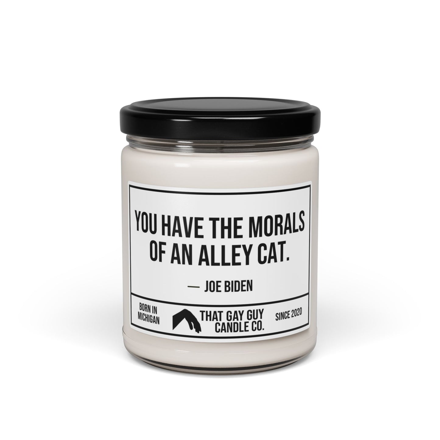 YOU HAVE THE MORALS OF AN ALLEY CAT