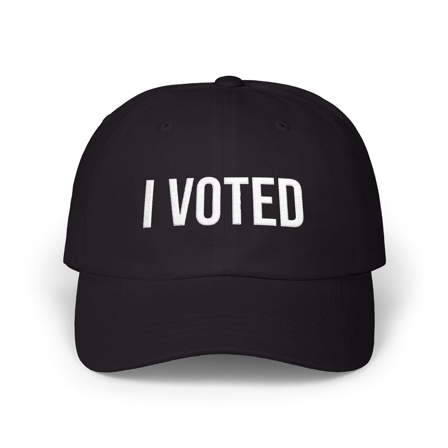 I VOTED EMBROIDERED CAP