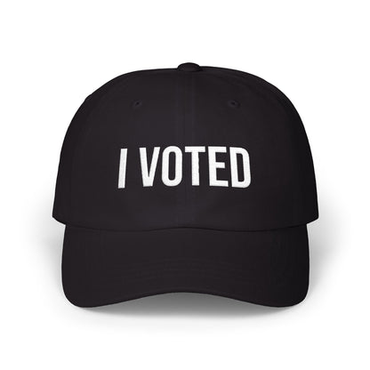 I VOTED EMBROIDERED CAP