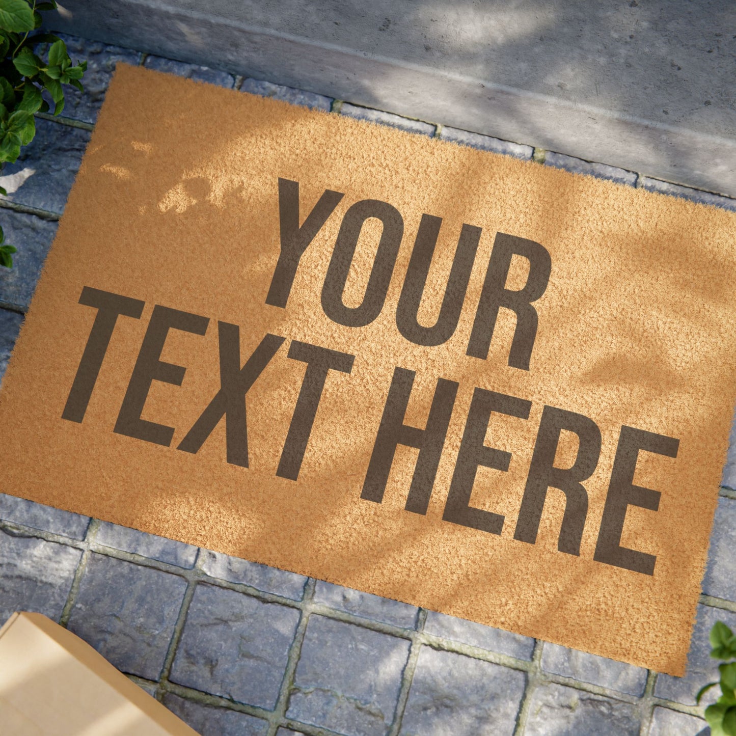 PERSONALIZED TEXT DOORMAT