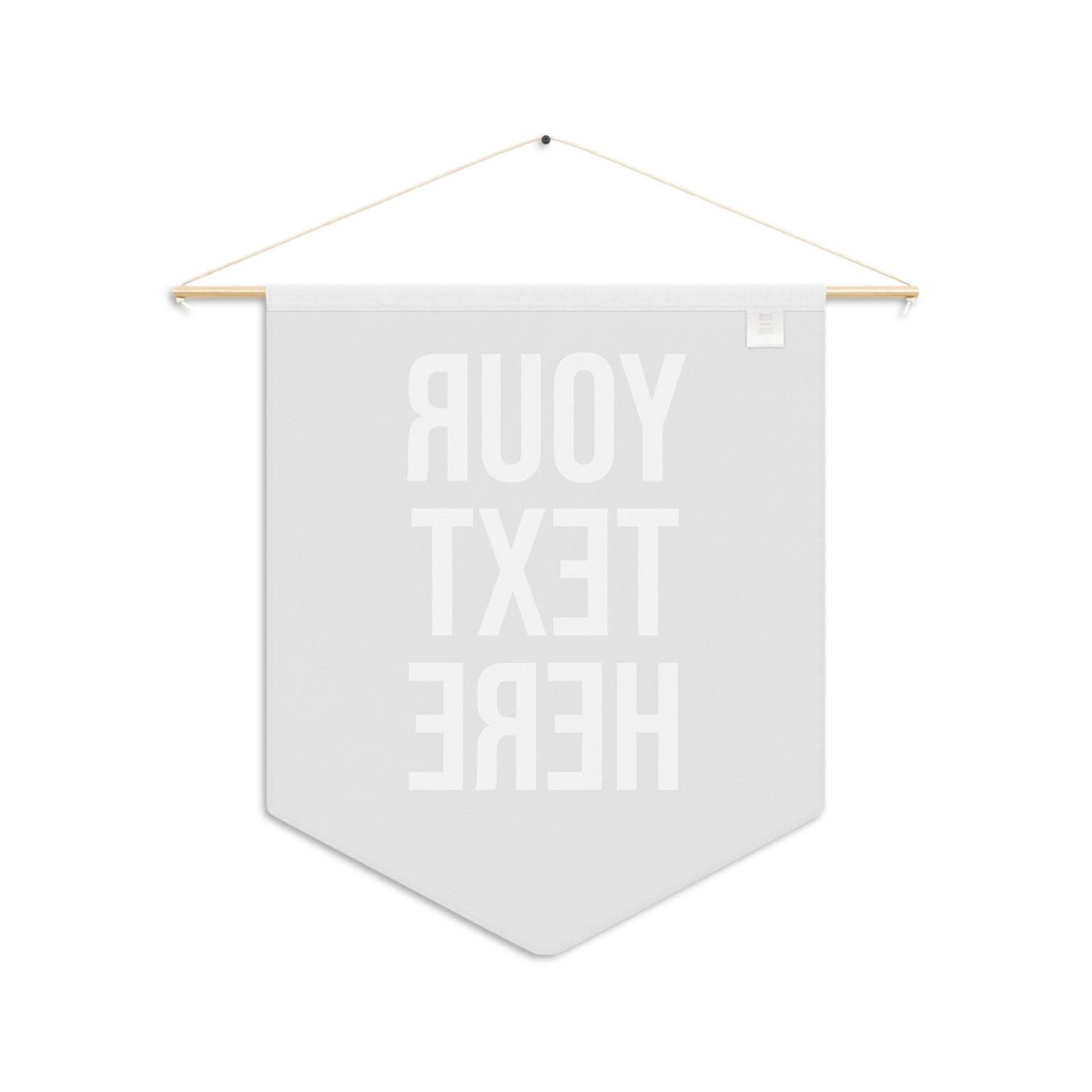 PERSONALIZED TEXT PENNANT BANNER