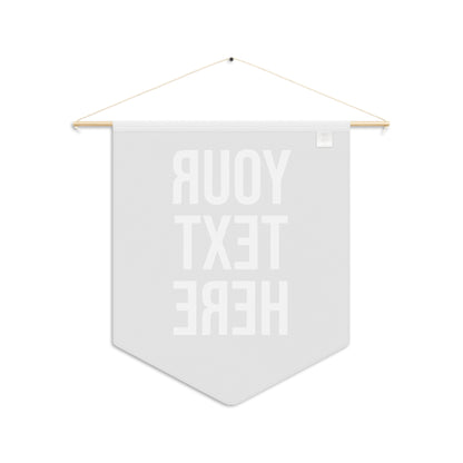 PERSONALIZED TEXT PENNANT BANNER
