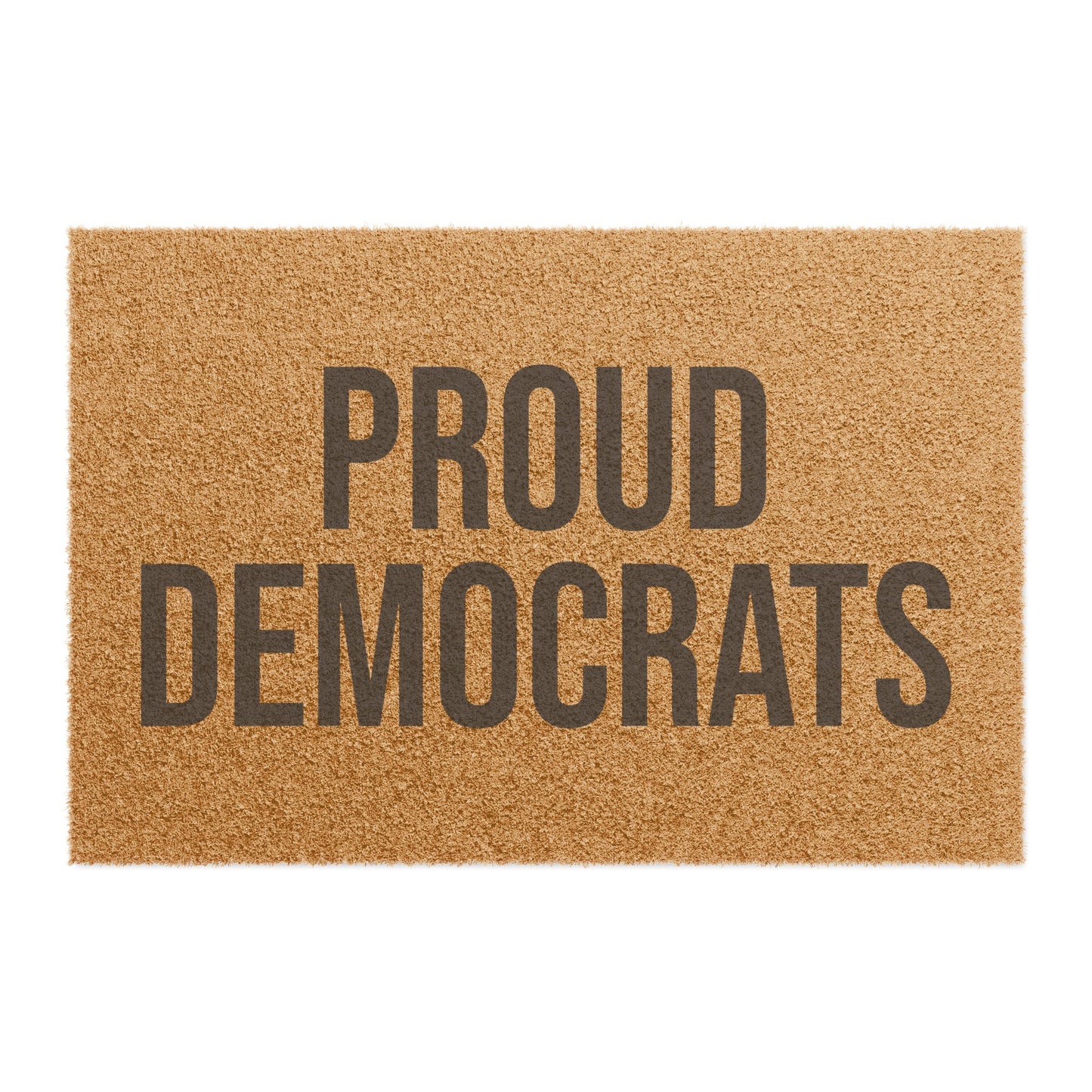 PROUD DEMOCRATS DOORMAT