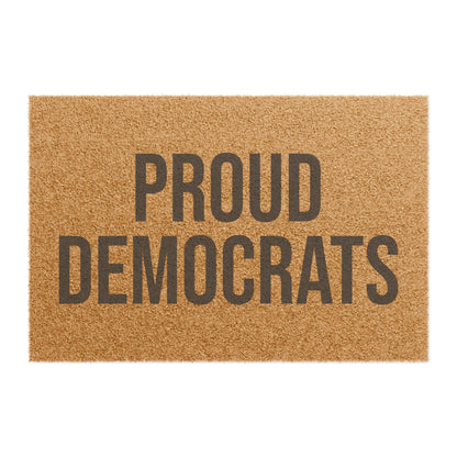 PROUD DEMOCRATS DOORMAT