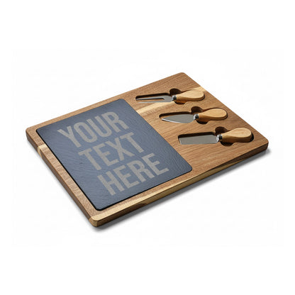 PERSONALIZED TEXT ENGRAVED CHARCUTERIE BOARD