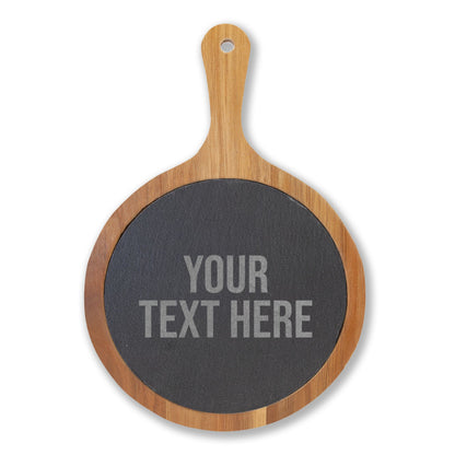 PERSONALIZED TEXT ENGRAVED CHARCUTERIE BOARD