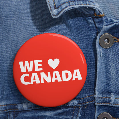 WE LOVE CANADA BUTTON