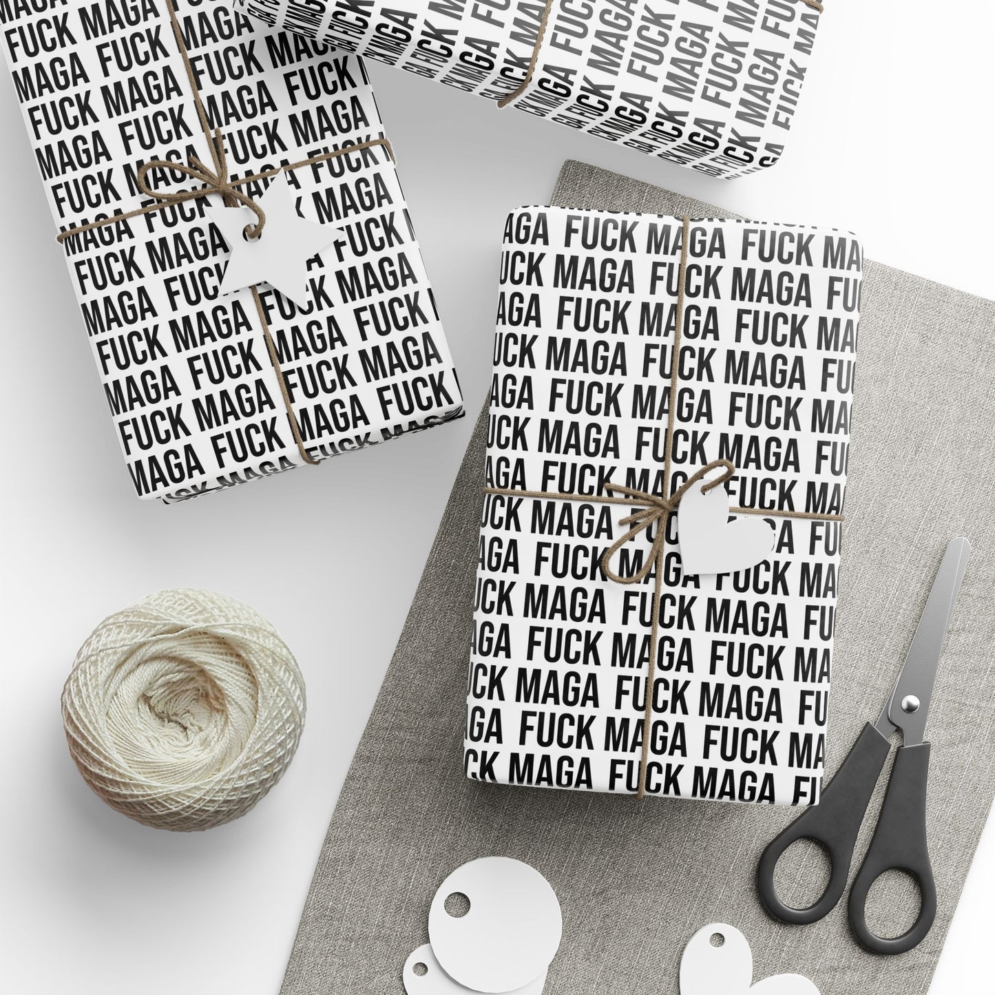 FUCK MAGA WRAPPING PAPER