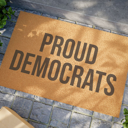 PROUD DEMOCRATS DOORMAT