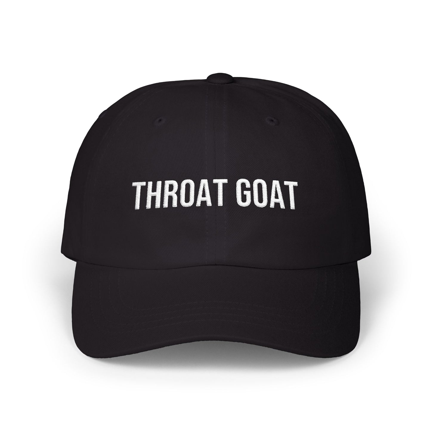 THROAT GOAT EMBROIDERED CAP