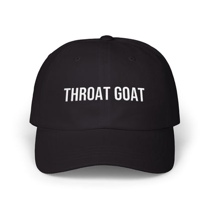 THROAT GOAT EMBROIDERED CAP
