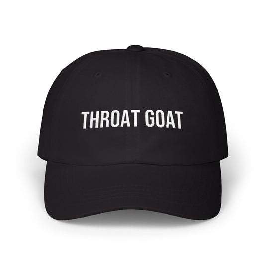 THROAT GOAT EMBROIDERED CAP