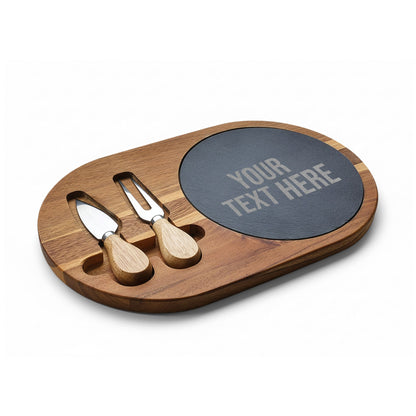 PERSONALIZED TEXT ENGRAVED CHARCUTERIE BOARD