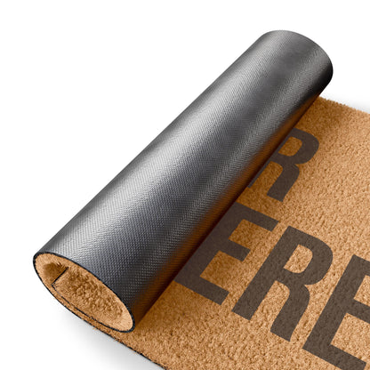 PERSONALIZED TEXT DOORMAT