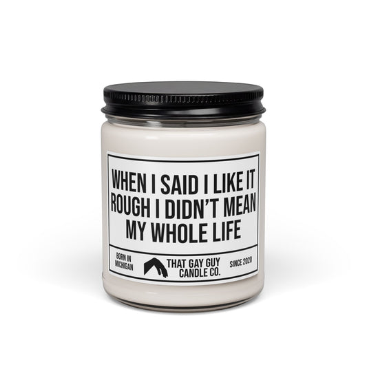 WHEN I SAID I LIKE IT ROUGH I DIDN'T MEAN MY WHOLE LIFE