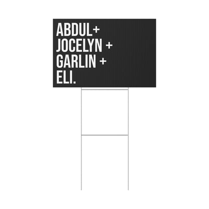 MICHIGAN TICKET 2026 YARD SIGN