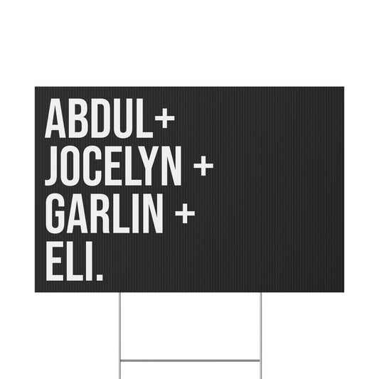 MICHIGAN TICKET 2026 YARD SIGN
