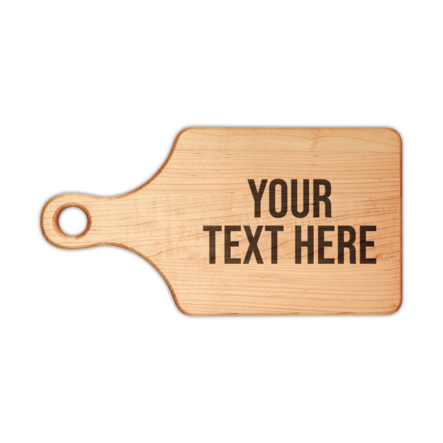 PERSONALIZED TEXT ENGRAVED WOODEN CUTTING BOARD